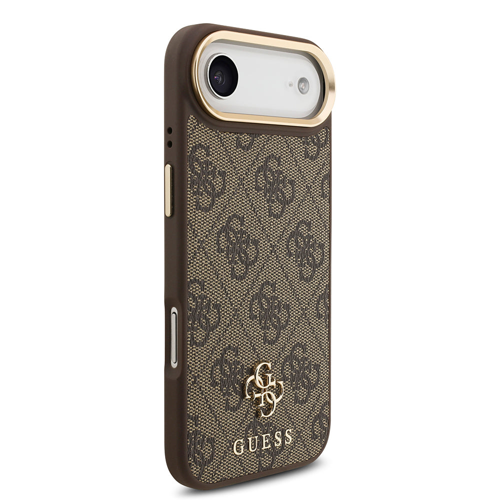 Apple iPhone 17 Air Guess Orjinal Lisanslı 4G ve Yazı Logolu Kılıf + Ekran Koruyucu + Lens Koruyucu 3in1 Aksesuar Seti
