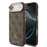 Apple iPhone 17 Air Guess Orjinal Lisanslı 4G ve Yazı Logolu Kılıf + Ekran Koruyucu + Lens Koruyucu 3in1 Aksesuar Seti