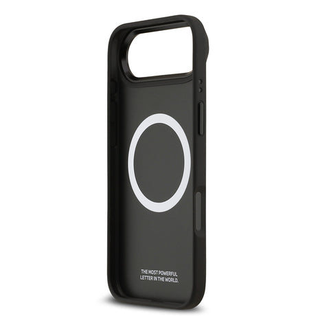 Apple iPhone 17 Air Kılıf BMW Orjinal Lisanslı M-safe Şarj Özellikli Karbon Fiber Metal Logolu Kevlar Kapak