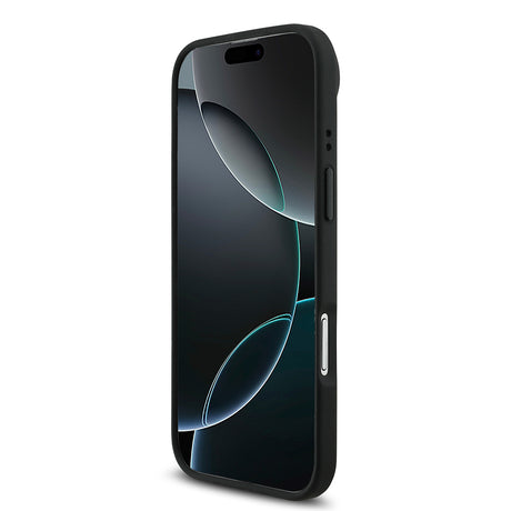 Apple iPhone 17 Air Kılıf BMW Orjinal Lisanslı M-safe Şarj Özellikli Metal BMW ve M Logolu PU Karbon Tasarımlı Kapak