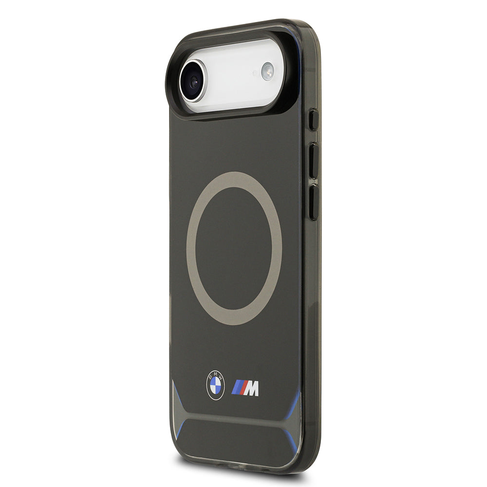 Apple iPhone 17 Air Kılıf BMW Orjinal Lisanslı M-safe Şarj Özellikli Metal Buton Tasarımlı IML Baskılı M Dizayn Kapak