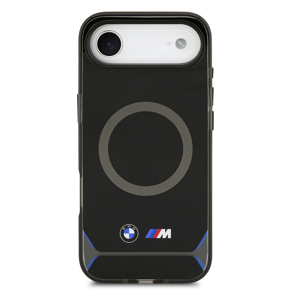 Apple iPhone 17 Air Kılıf BMW Orjinal Lisanslı M-safe Şarj Özellikli Metal Buton Tasarımlı IML Baskılı M Dizayn Kapak