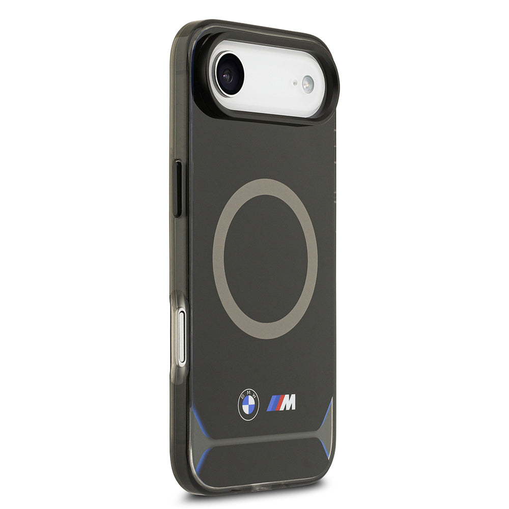 Apple iPhone 17 Air Kılıf BMW Orjinal Lisanslı M-safe Şarj Özellikli Metal Buton Tasarımlı IML Baskılı M Dizayn Kapak