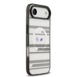 Apple iPhone 17 Air Kılıf BMW Orjinal Lisanslı M-safe Şarj Özellikli Metal Kamera Butonlu Yatay Şeritli M Dizayn Kapak