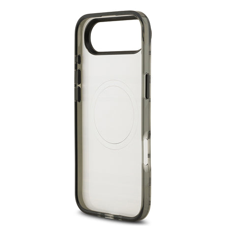 Apple iPhone 17 Air Kılıf BMW Orjinal Lisanslı M-safe Şarj Özellikli Metal Kamera Butonlu Yatay Şeritli M Dizayn Kapak