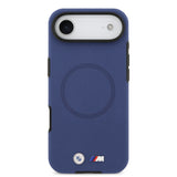 Apple iPhone 17 Air Kılıf BMW Orjinal Lisanslı M-safe Şarj Özellikli Metal Logolu Delikli M Dizayn Deri Kapak