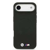 Apple iPhone 17 Air Kılıf BMW Orjinal Lisanslı M-safe Şarj Özellikli Metal Logolu Delikli M Dizayn Deri Kapak