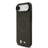 Apple iPhone 17 Air Kılıf BMW Orjinal Lisanslı M-safe Şarj Özellikli Metal Logolu Delikli M Dizayn Deri Kapak