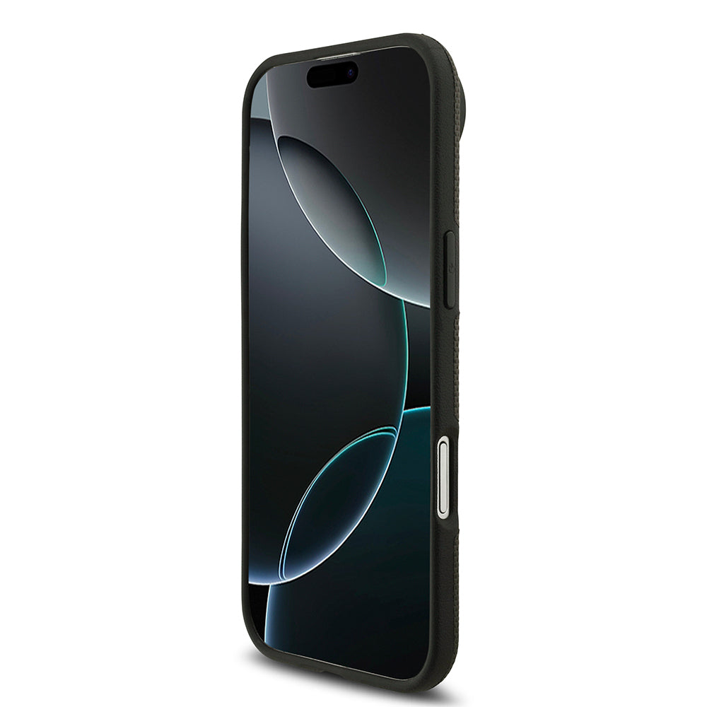 Apple iPhone 17 Air Kılıf BMW Orjinal Lisanslı M-safe Şarj Özellikli Metal Logolu Delikli M Dizayn Deri Kapak
