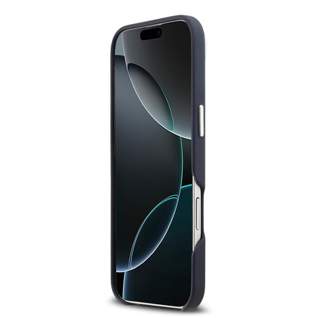 Apple iPhone 17 Air Kılıf BMW Orjinal Lisanslı M-safe Şarj Özellikli Metal Logolu Tam Kaplama Deri Kapak