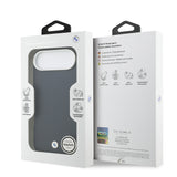 Apple iPhone 17 Air Kılıf BMW Orjinal Lisanslı M-safe Şarj Özellikli Metal Logolu Tam Kaplama Deri Kapak