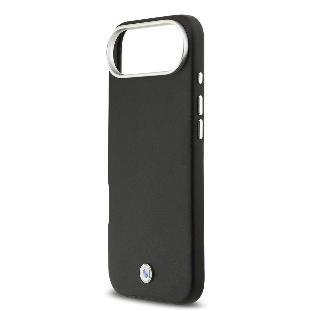 Apple iPhone 17 Air Kılıf BMW Orjinal Lisanslı M-safe Şarj Özellikli Metal Logolu Tam Kaplama Deri Kapak