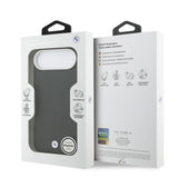 Apple iPhone 17 Air Kılıf BMW Orjinal Lisanslı M-safe Şarj Özellikli Metal Logolu Tam Kaplama Deri Kapak