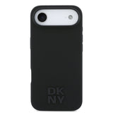 Apple iPhone 17 Air Kılıf DKNY Orjinal Lisanslı M-safe Şarj Özellikli Metal Logolu Silikon Kapak