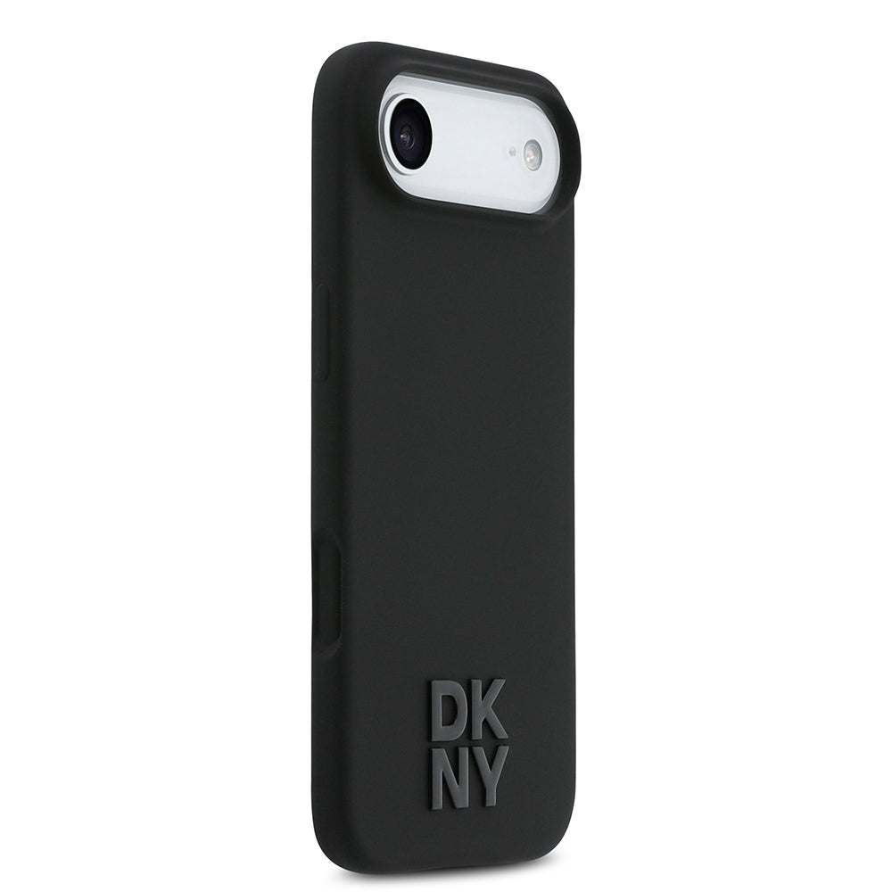 Apple iPhone 17 Air Kılıf DKNY Orjinal Lisanslı M-safe Şarj Özellikli Metal Logolu Silikon Kapak