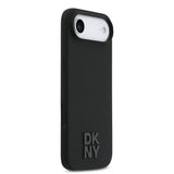 Apple iPhone 17 Air Kılıf DKNY Orjinal Lisanslı M-safe Şarj Özellikli Metal Logolu Silikon Kapak