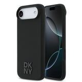 Apple iPhone 17 Air Kılıf DKNY Orjinal Lisanslı M-safe Şarj Özellikli Metal Logolu Silikon Kapak