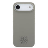 Apple iPhone 17 Air Kılıf DKNY Orjinal Lisanslı M-safe Şarj Özellikli Metal Logolu Silikon Kapak