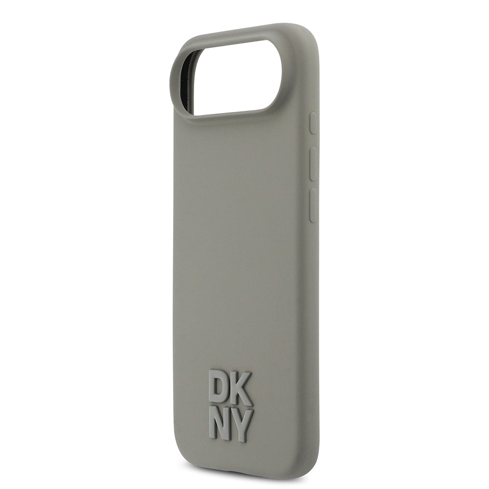 Apple iPhone 17 Air Kılıf DKNY Orjinal Lisanslı M-safe Şarj Özellikli Metal Logolu Silikon Kapak