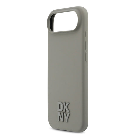 Apple iPhone 17 Air Kılıf DKNY Orjinal Lisanslı M-safe Şarj Özellikli Metal Logolu Silikon Kapak
