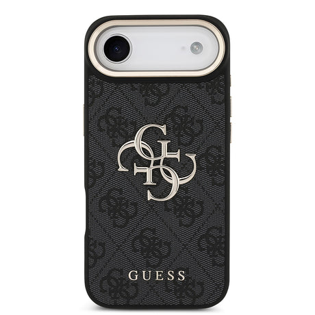 Apple iPhone 17 Air Kılıf Guess Orjinal Lisanslı 4G Büyük Metal Logolu Kalın Askılı Kapak