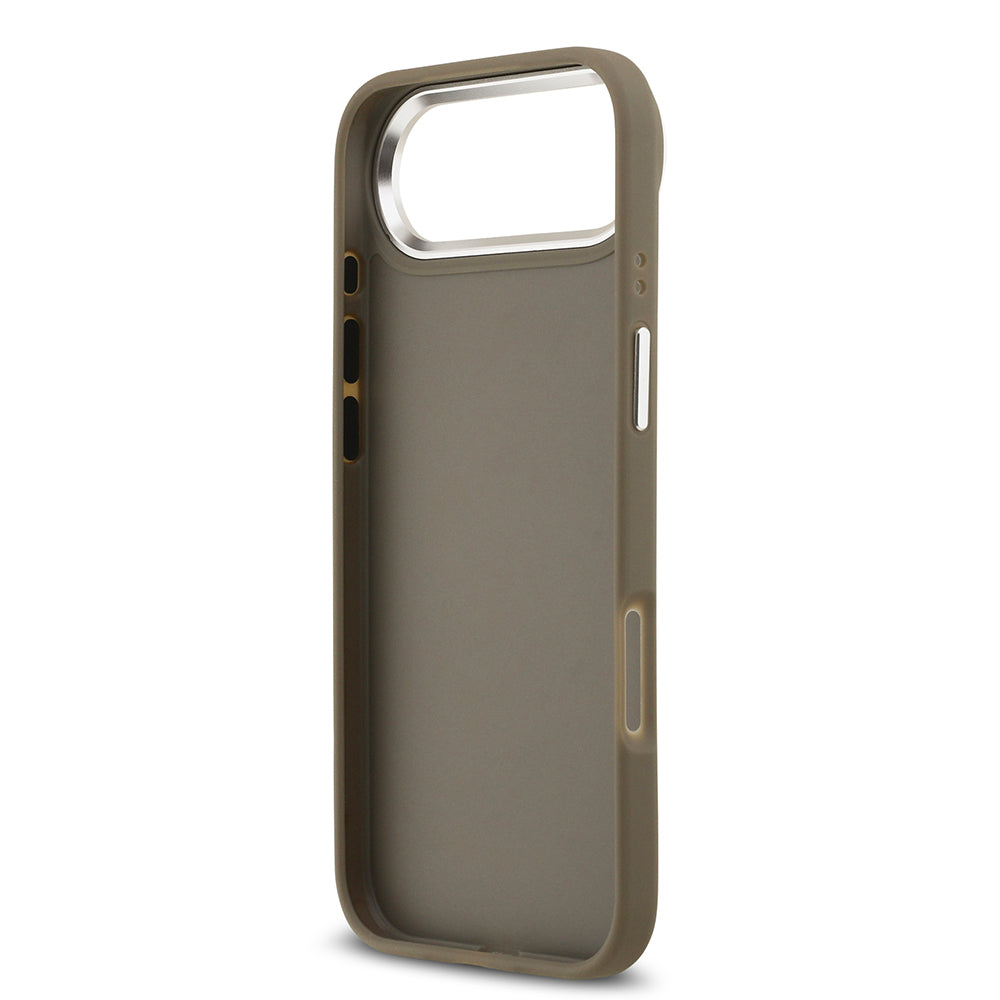 Apple iPhone 17 Air Kılıf Guess Orjinal Lisanslı Grained 4G Metal Büyük Logolu Kapak