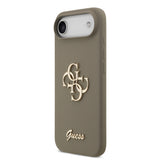Apple iPhone 17 Air Kılıf Guess Orjinal Lisanslı Grained Yazı Logolu Kapak