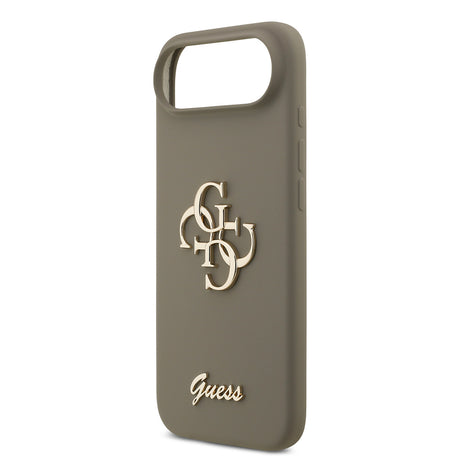 Apple iPhone 17 Air Kılıf Guess Orjinal Lisanslı Grained Yazı Logolu Kapak