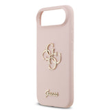 Apple iPhone 17 Air Kılıf Guess Orjinal Lisanslı Grained Yazı Logolu Kapak