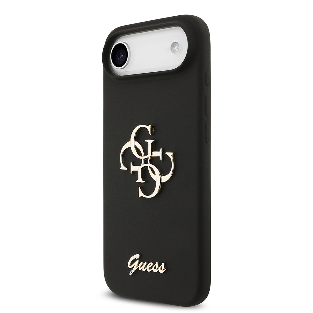 Apple iPhone 17 Air Kılıf Guess Orjinal Lisanslı Grained Yazı Logolu Kapak