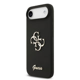 Apple iPhone 17 Air Kılıf Guess Orjinal Lisanslı Grained Yazı Logolu Kapak