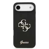 Apple iPhone 17 Air Kılıf Guess Orjinal Lisanslı Grained Yazı Logolu Kapak