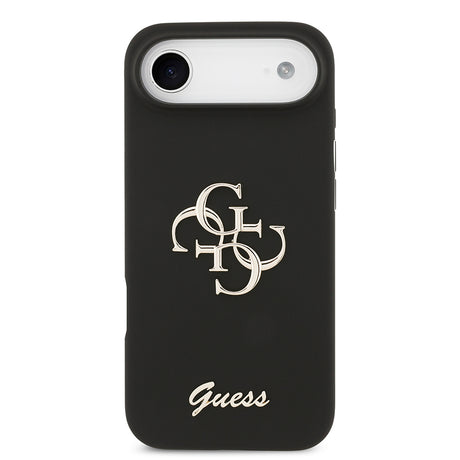 Apple iPhone 17 Air Kılıf Guess Orjinal Lisanslı Grained Yazı Logolu Kapak