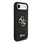 Apple iPhone 17 Air Kılıf Guess Orjinal Lisanslı Grained Yazı Logolu Kapak
