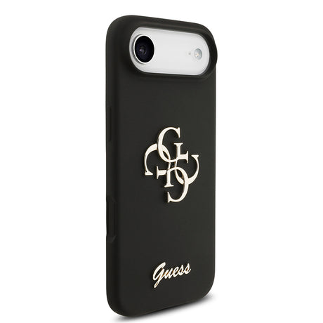 Apple iPhone 17 Air Kılıf Guess Orjinal Lisanslı Grained Yazı Logolu Kapak