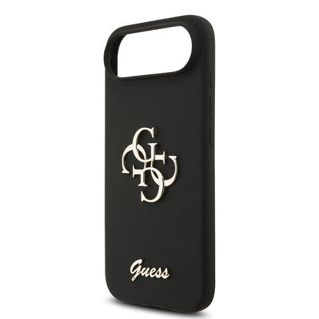 Apple iPhone 17 Air Kılıf Guess Orjinal Lisanslı Grained Yazı Logolu Kapak