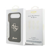 Apple iPhone 17 Air Kılıf Guess Orjinal Lisanslı Grained Yazı Logolu Kapak