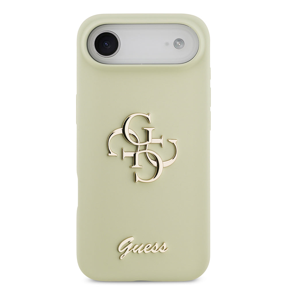 Apple iPhone 17 Air Kılıf Guess Orjinal Lisanslı Grained Yazı Logolu Kapak