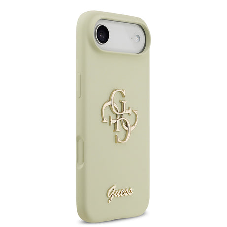 Apple iPhone 17 Air Kılıf Guess Orjinal Lisanslı Grained Yazı Logolu Kapak