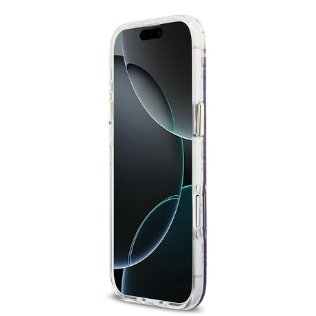 Apple iPhone 17 Air Kılıf Guess Orjinal Lisanslı M-safe Şarj Özellikli 4G Desenli Simli Silikon Kapak