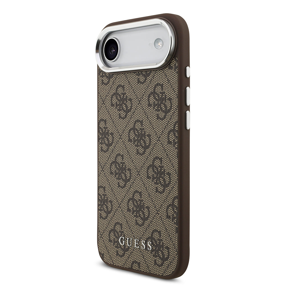 Apple iPhone 17 Air Kılıf Guess Orjinal Lisanslı M-safe Şarj Özellikli 4G Klasik Yazı Logolu Kapak