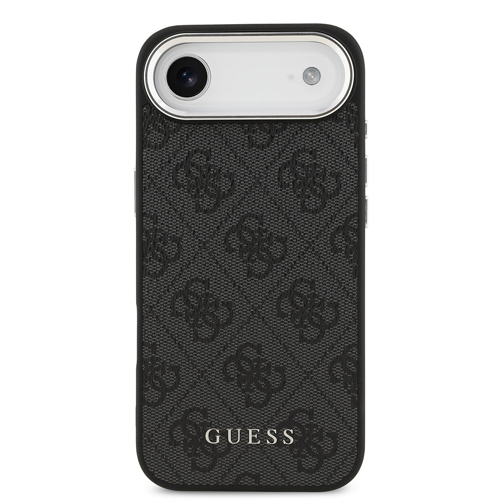 Apple iPhone 17 Air Kılıf Guess Orjinal Lisanslı M-safe Şarj Özellikli 4G Klasik Yazı Logolu Kapak