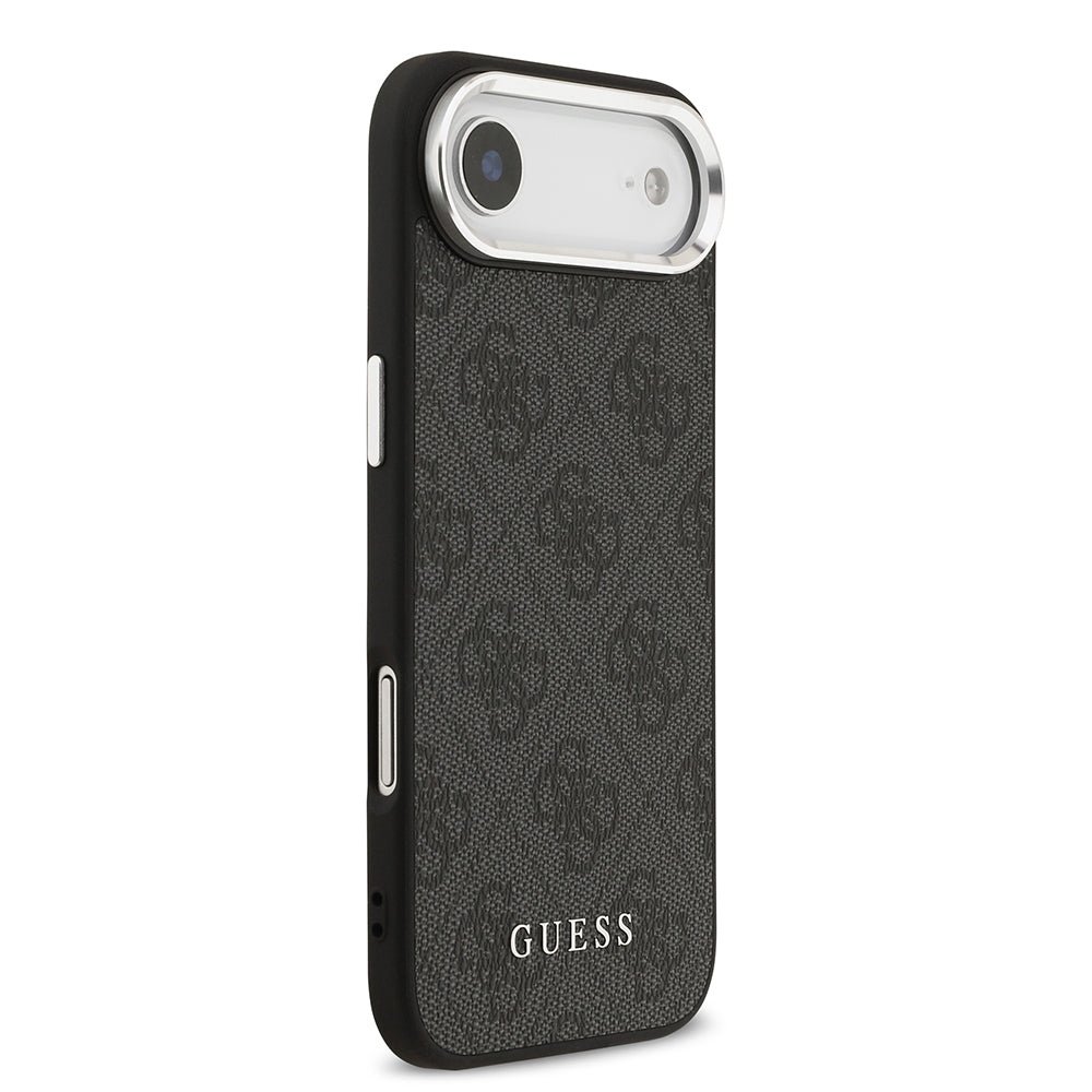 Apple iPhone 17 Air Kılıf Guess Orjinal Lisanslı M-safe Şarj Özellikli 4G Klasik Yazı Logolu Kapak