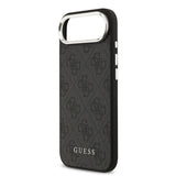 Apple iPhone 17 Air Kılıf Guess Orjinal Lisanslı M-safe Şarj Özellikli 4G Klasik Yazı Logolu Kapak