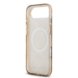 Apple iPhone 17 Air Kılıf Guess Orjinal Lisanslı M-safe Şarj Özellikli IML Peony ve 4G Desenli Klasik Logolu Kapak
