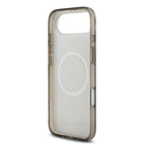 Apple iPhone 17 Air Kılıf Guess Orjinal Lisanslı M-safe Şarj Özellikli IML Peony ve 4G Desenli Klasik Logolu Kapak