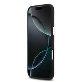 Apple iPhone 17 Air Kılıf Guess Orjinal Lisanslı M-safe Şarj Özellikli Klasik Yazı Logolu PU Deri Kapak