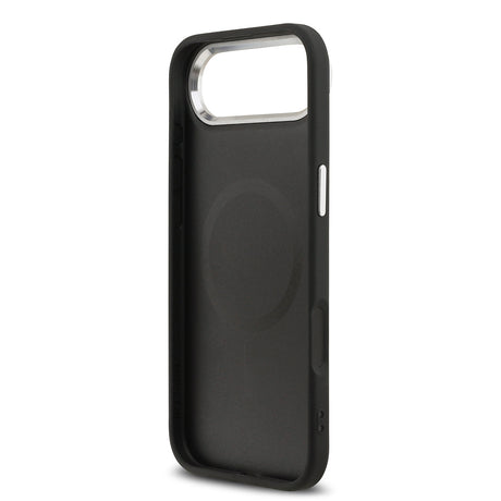 Apple iPhone 17 Air Kılıf Guess Orjinal Lisanslı M-safe Şarj Özellikli Klasik Yazı Logolu PU Deri Kapak
