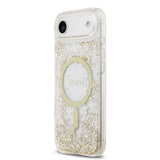 Apple iPhone 17 Air Kılıf Guess Orjinal Lisanslı M-safe Şarj Özellikli Transparan Resin Bottom Kapak