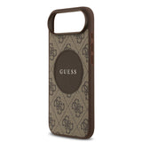 Apple iPhone 17 Air Kılıf Guess Orjinal Lisanslı M-safe Şarj Özellikli Yazı Logolu Circle Classic Kapak